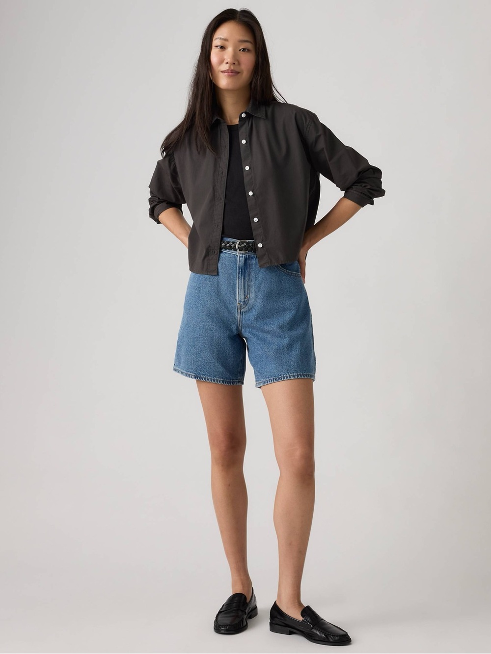 High Rise Baggy Lightweight Women's Shorts